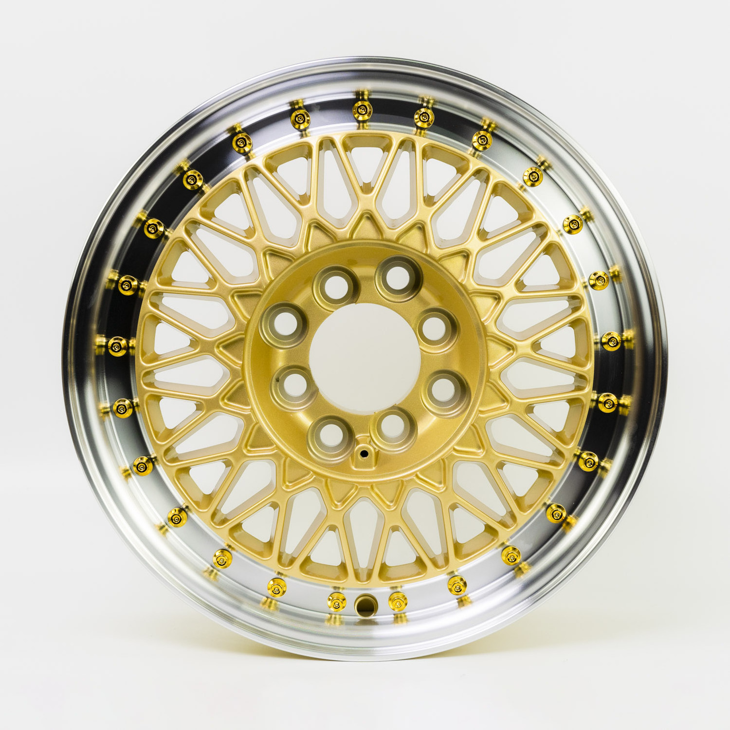 Jy New design gold BBS wheels 14 15 16 17 18 19 inch rims 4/5 holes aluminum alloy wheels for passenger cars