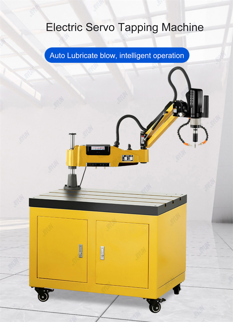 Electric CNC Touch Screen Drilling Tapping Machine Price,ISO DIN JIS Chuck Bench M16 M24 M36 Flexible Tapping Arms