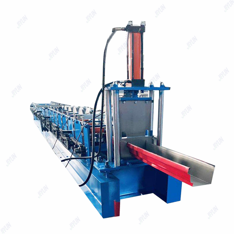 5 Inch Downspout Rain Collect Gutter Machine ,Metal K Type Rain Gutter Roll Forming Machine