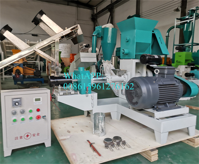 Floating fish feed pellet machine fish feed extruder shrimp fish feed pellet making machine pet food extruder for sale