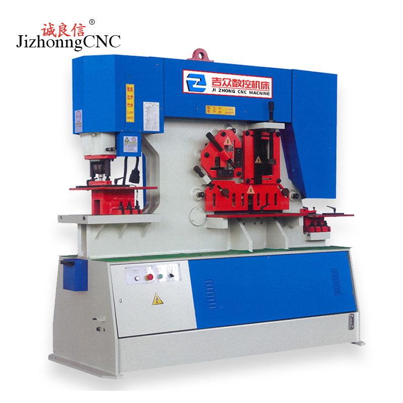 Q35Y Series Hydraulic Iron Worker Machine, Combined Punching and Shearing Machine, 65T - 315T Ironworker round bar cutting