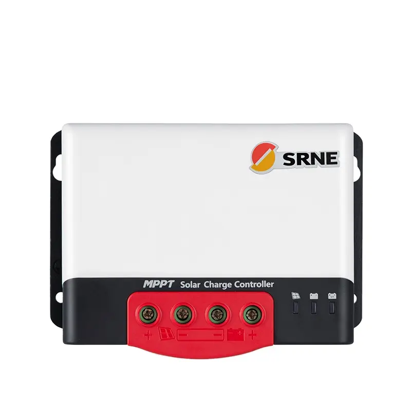 SRNE Charge Controller Solar MPPT 12V 24V Auto 20A30A40A50A for Lithium Batteries Solar PV Regulator Charger with BT 2 RM 6 LCD