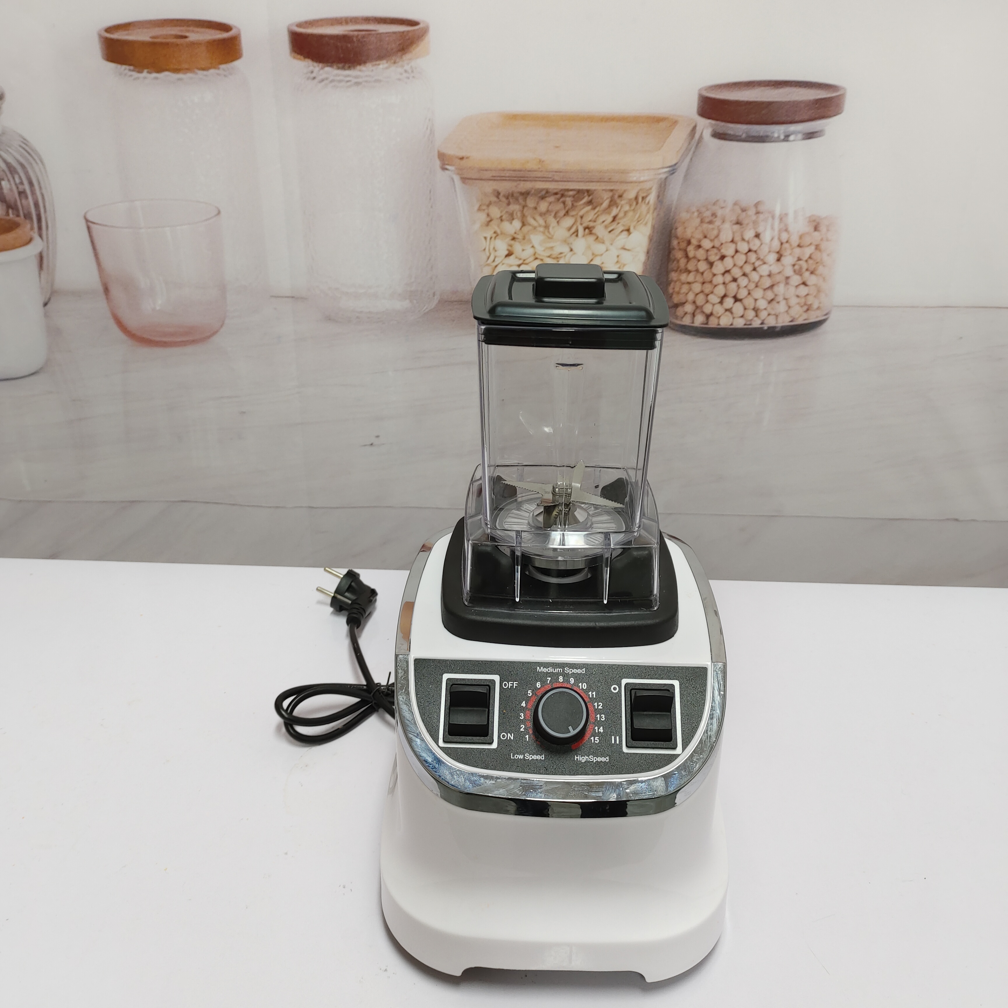 High power multifunction food blender processor and dry food grind vegetable and fruit mixer  dry grind cup