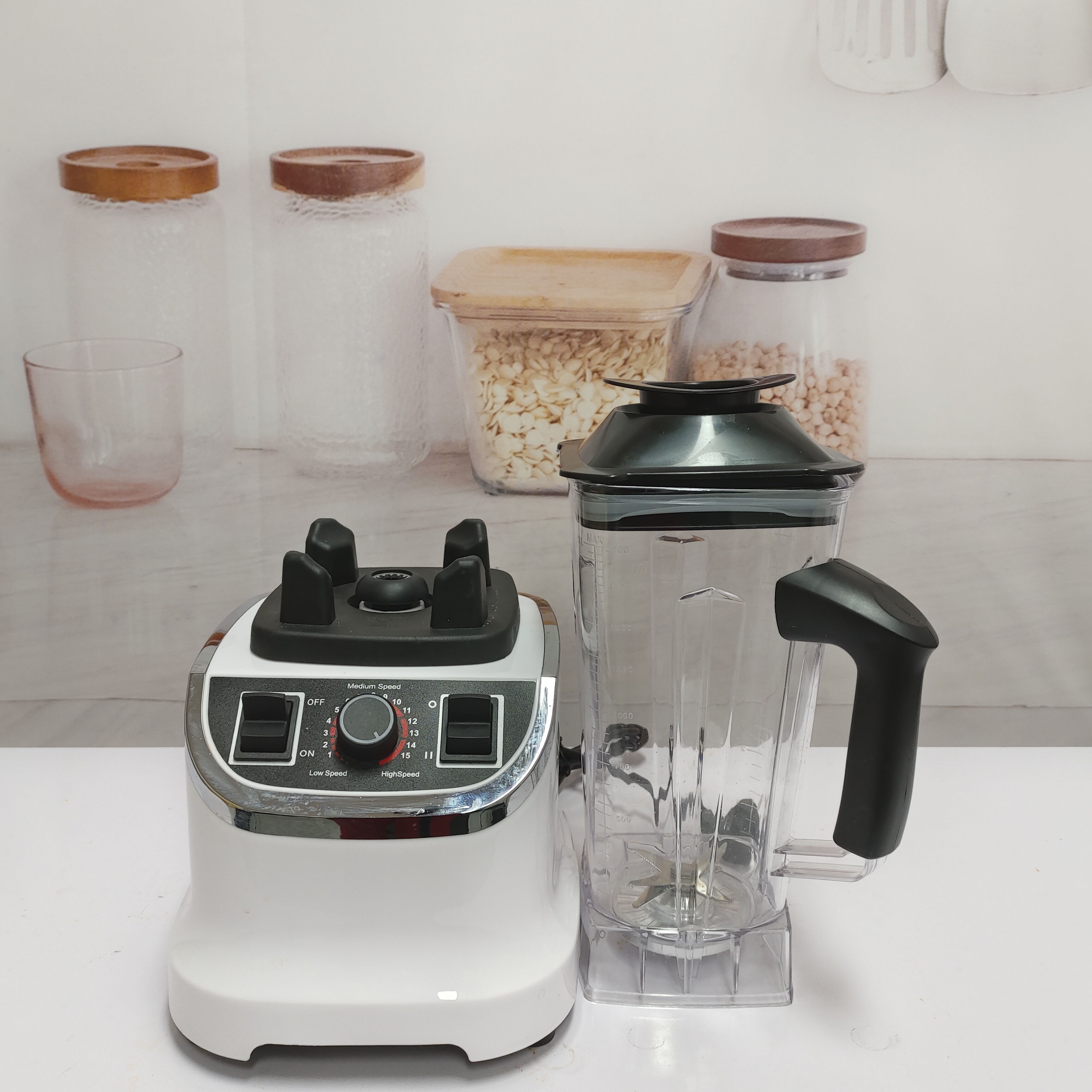 High power multifunction food blender processor and dry food grind vegetable and fruit mixer  dry grind cup