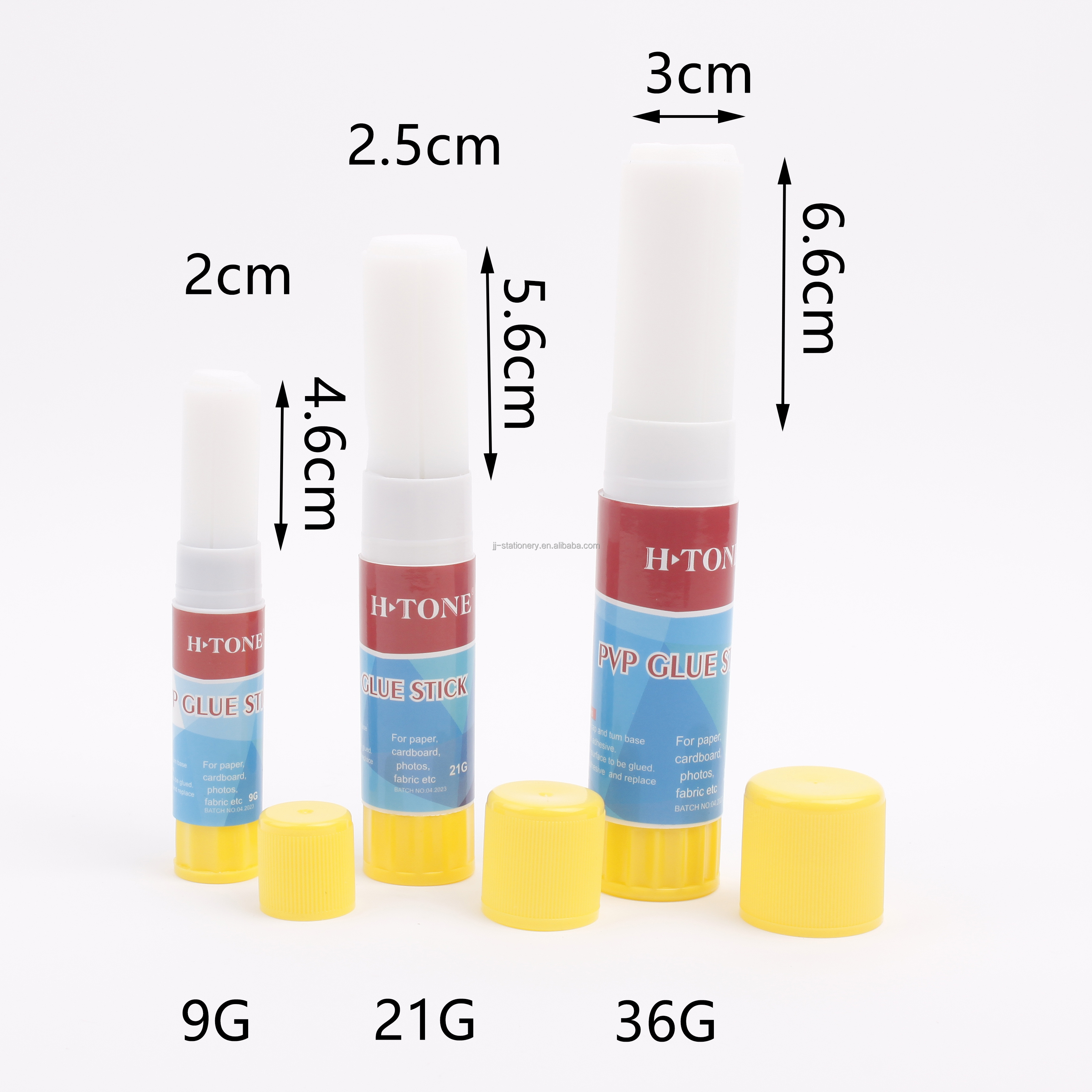 Wholesale Office pvp glue stick tube brands custom paper power adhesive solid glue stick 8/15/25g Colour Gluestick stationery