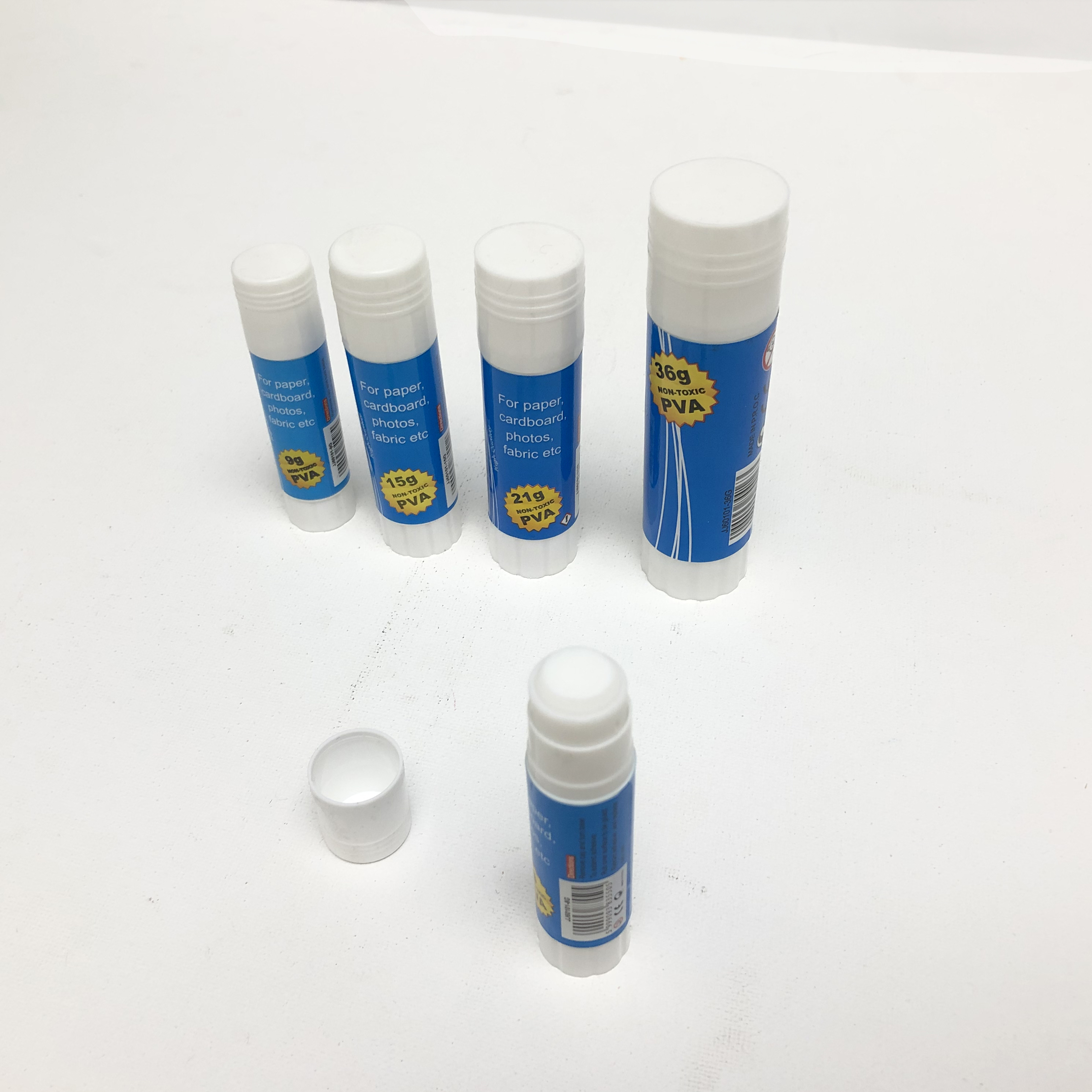 Glue Stick PVA/PVP Translucent White Oem Box Packing Handcraft Solid non-toxic pva glue