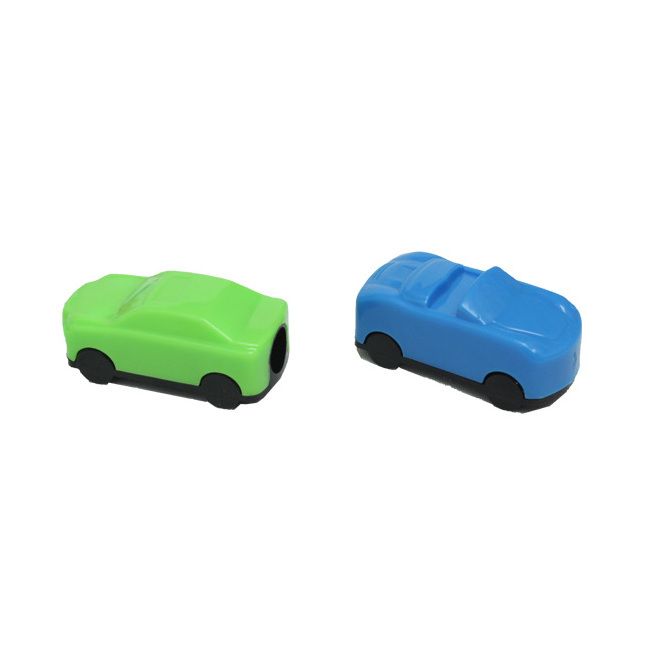 Cheap Kids Small Pencil Sharpener Cute Car Shape Pencil Sharpener Primary School Students Small Plastic Pencil Sharpener