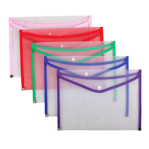 High quality plastic stationery A4/5/6 PP document box  file folder envelope file