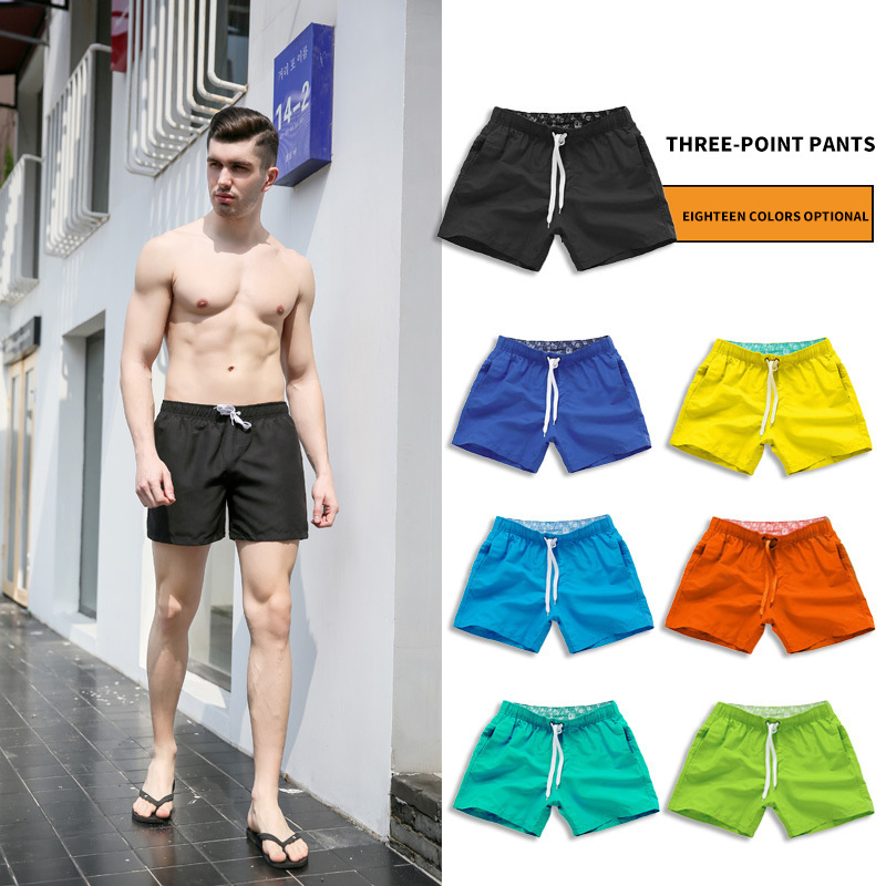 Custom Fashion Custom Pocket Quick Dry Color Change Breathable Swimming Beach Shorts Sublimation Men's Beach Shorts Swimwear