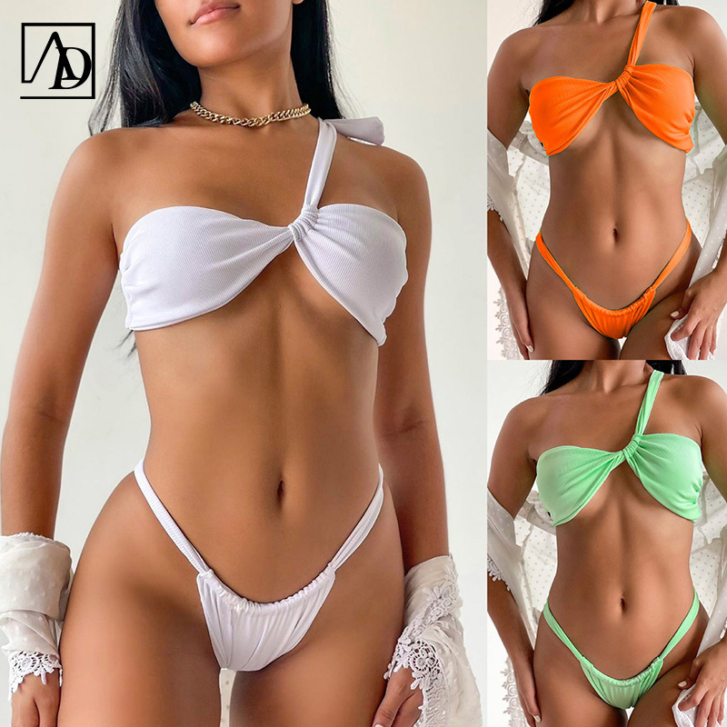 2023 Thong Bikini Female Swimsuit Women Swimwear Two-pieces Bikini Set Tiny Bikini Micro Bather Padded Japan OEM Service AD