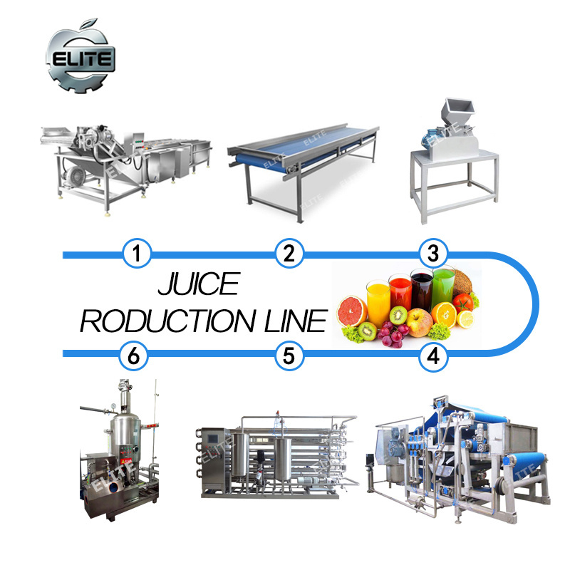 Factory turnkey project apple pear pineapple grape juice processing line / apple concentrated juice plant