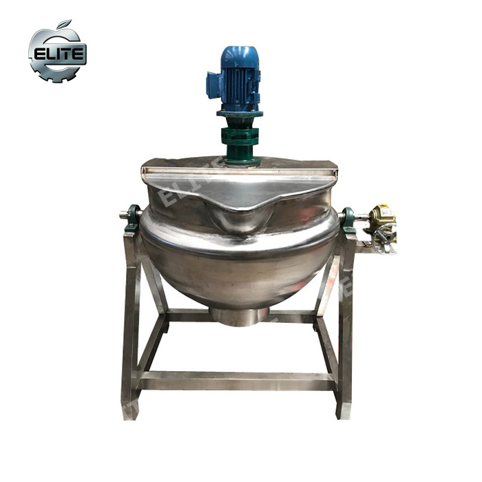 Electric Jacketed Kettle With High Pressure Canner Stirrer