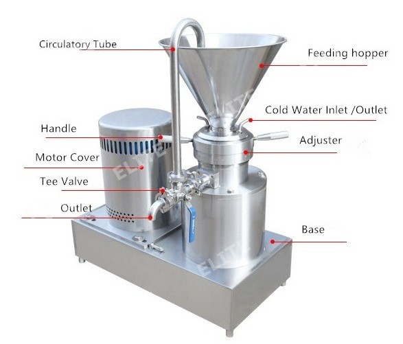 Black Sesame Making Tomato Cheese Sauce And Garlic Paste Mixing Machine Maker