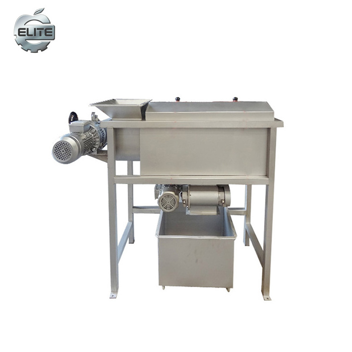 Electric grape crusher with stem separator grape destemmer grape stem removing machine price