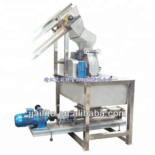 Fresh ginger hammer crusher fruit crushing machine industrial fruit crusher