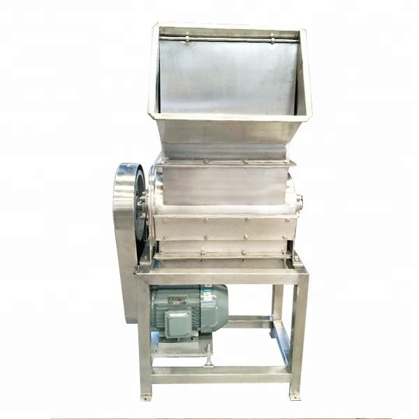 Fresh ginger hammer crusher fruit crushing machine industrial fruit crusher