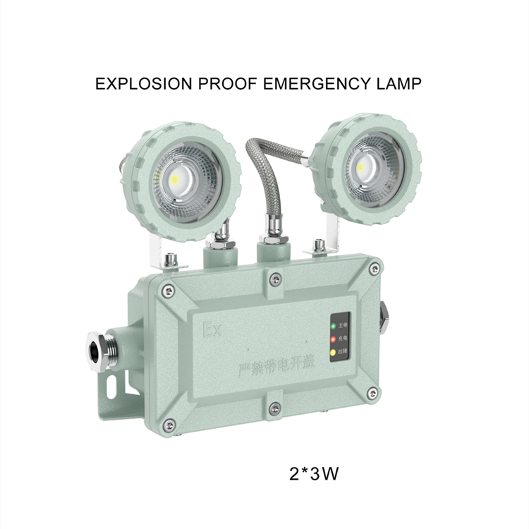 ATEX mickey and mouse led explosion proof emergency light fixture IP65 water proof rechargeable emergency lamps