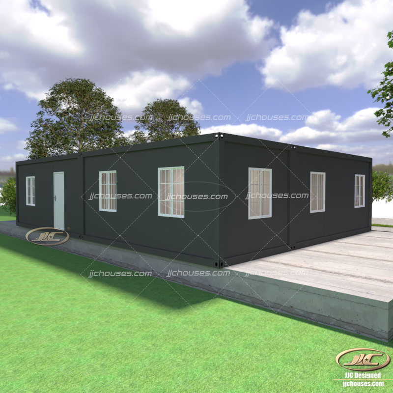 Low price finished container house,welcomed 100m2 house plan container house for sale