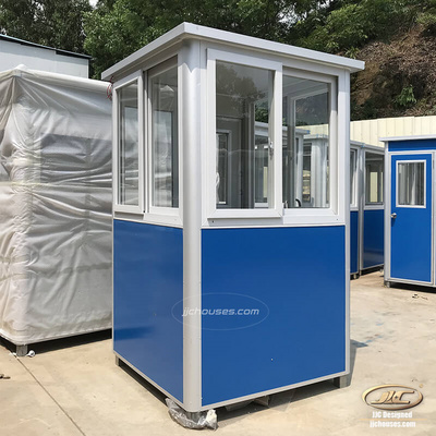 portable prefab outdoor mini steel security guard tiny house,small toll booth cabin mobile prefabricated food sentry box Kiosk