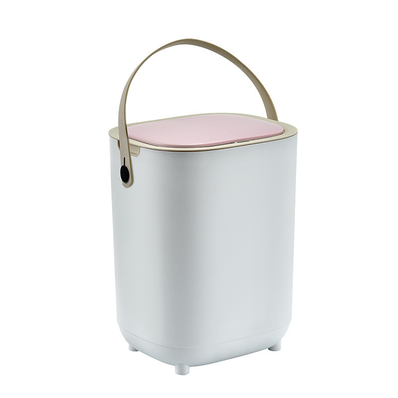 Intelligent induction garbage can toilet plastic bucket with cover