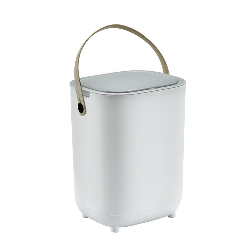 Intelligent induction garbage can toilet plastic bucket with cover