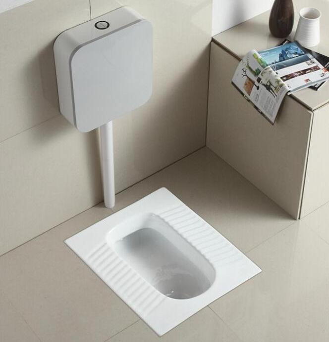 Household squat toilet deodorizer water tank set flush valve urinal ceramic squat toilet large toilet Squat Pans