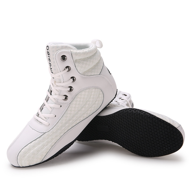 Boxing and wrestling shoes men's anti slip wear-resistant fitness squatting shoes