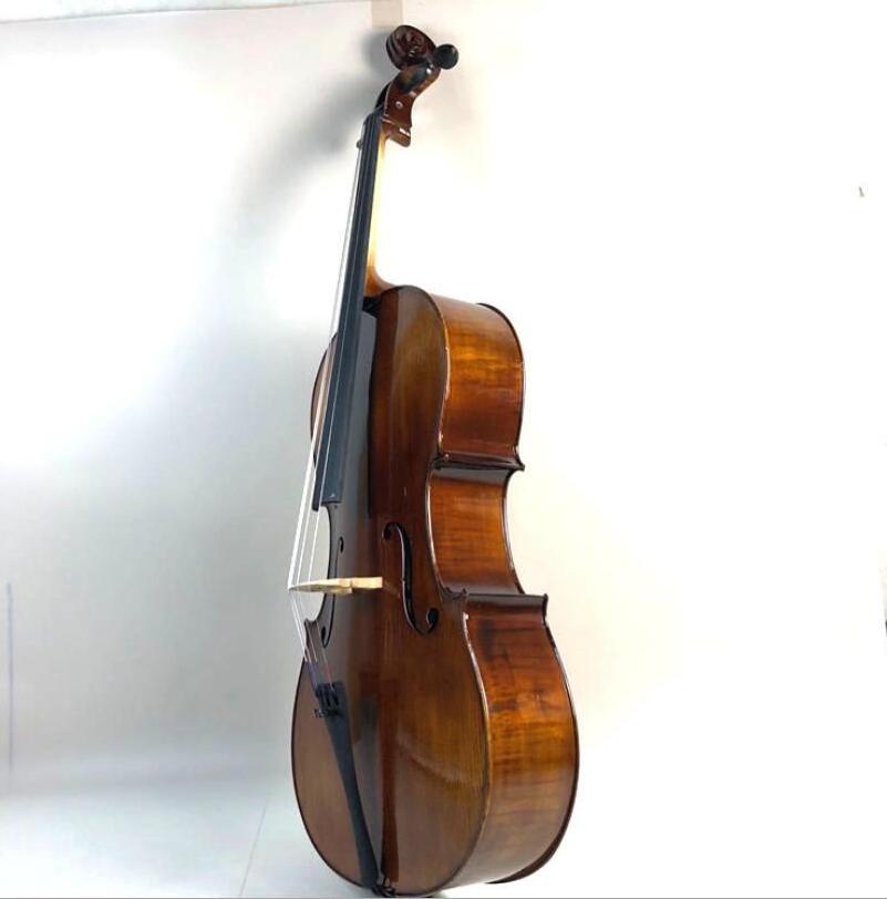 All solid wood handmade cello maple ebony accessories cello