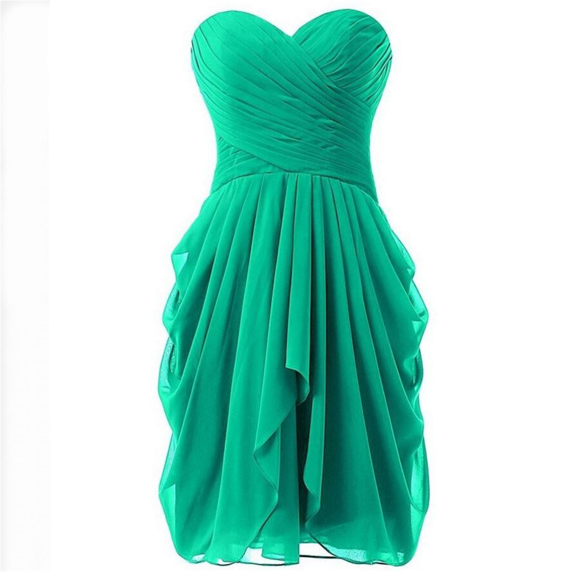 Hot sales New Design Normal Summer Wrap Ruffled Asymmetric Chiffon Cocktail Dresses