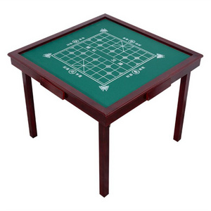 New Hand Rubbing Mahjong Table Household Folding Solid Wood Gambling Tables