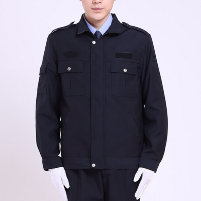 Security uniform spring and autumn duty suit property security uniform