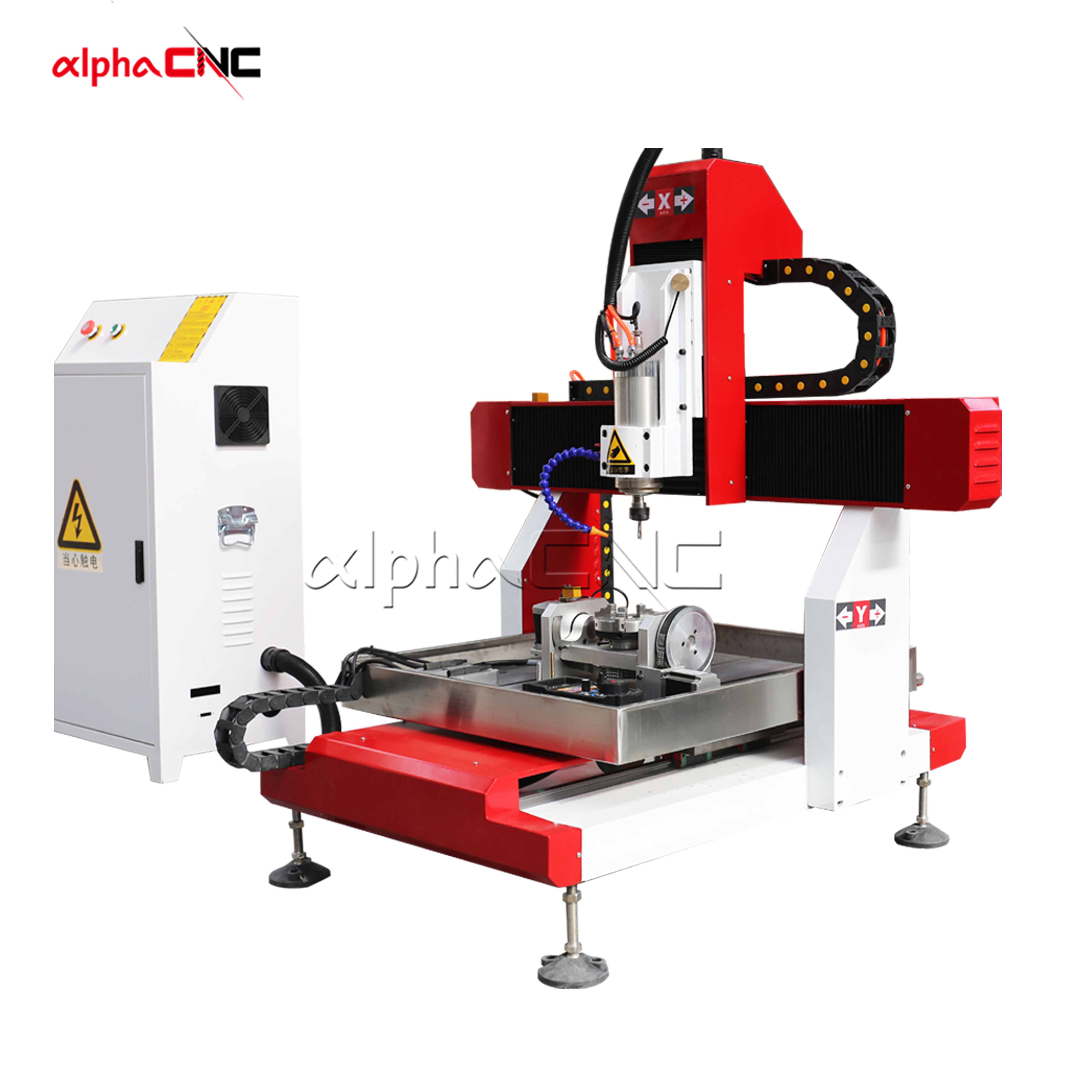 Very Small  Cheap 5 Axes Rotatif CNC Lathe Turning Machine Desktop Mini CNC Router 5 Axis Rotary Table Milling Machine