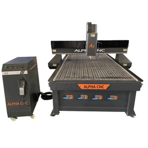 Ready  To Ship!! China Top Quality Alpha 1325 CNC Router 4X8 3 Axis Wood CNC Router Prices Wood CNC  Milling Carving Machine