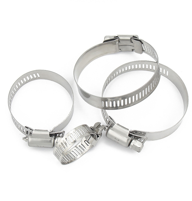 Adjustable stainless steel hose clamp American Type Worm Drive Hose Clamp