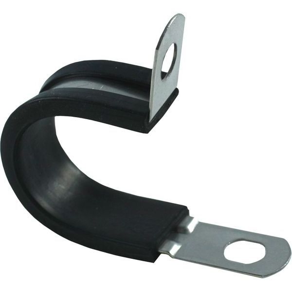 Rubber R type clamp p vinyl coated clamp for Interlocked Fuel Injection