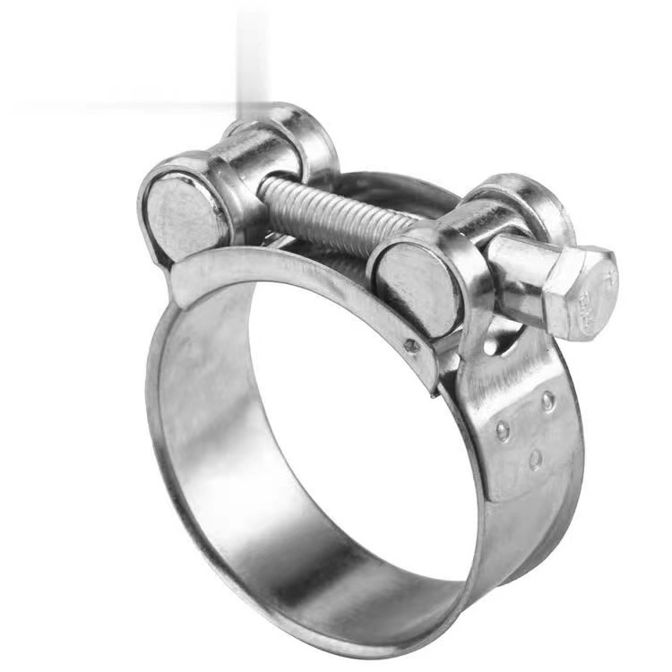 Single Bolt Heavy Duty Hose Clamp W4 Stainless Steel Hose Clamp