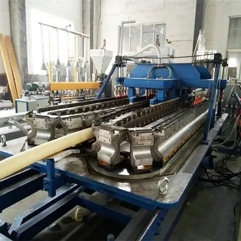 Flexible Plastic Fresh Air Double Wall Corrugated Duct/Pipe/Conduit Extrusion Line/Plastic Machine