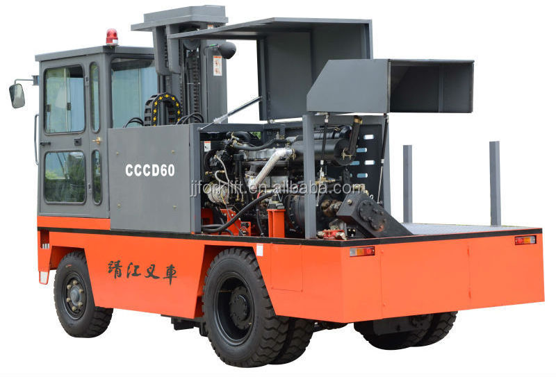 JJCC DIESEL side loader 6000kg forklift truck