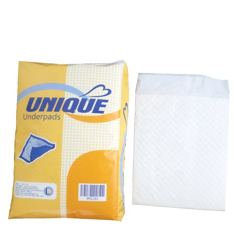 made in china disposable underpad with cotton surface bed pads with soft touch for hospital under pad