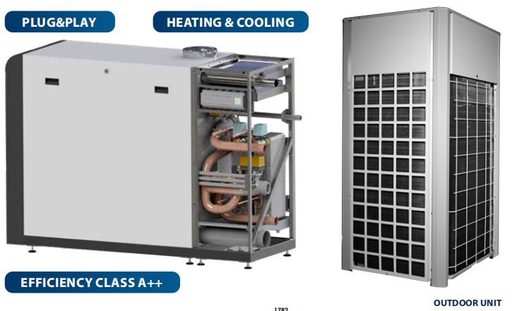 heat pump new energy heat exchanger asme condensing units hybrid boiler