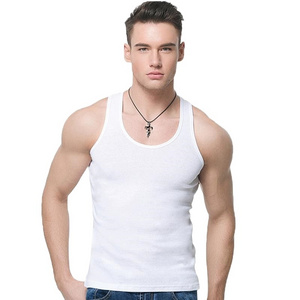 Men's Polyester Gym Sleeveless Tank Tops Quick Dry Compression Wholesale Tank Tops Summer Singlet