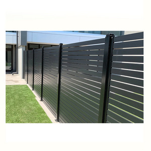 Custom Style Color Horizontal Aluminum Sheet Louver Privacy Decorative Metal Fence Panels