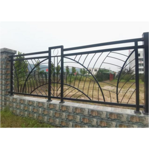 Customized  Factory Protective Fence Modern Aluminium  Fence Wrought Iron Guardrail