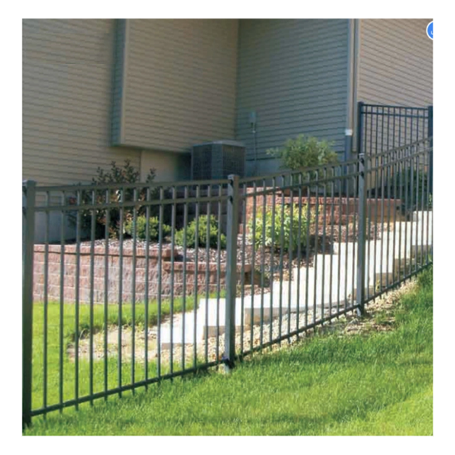 Customized  Factory Protective Fence Modern Aluminium  Fence Wrought Iron Guardrail