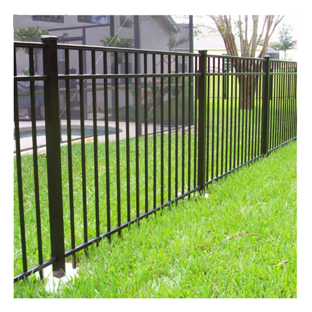 Customized  Factory Protective Fence Modern Aluminium  Fence Wrought Iron Guardrail