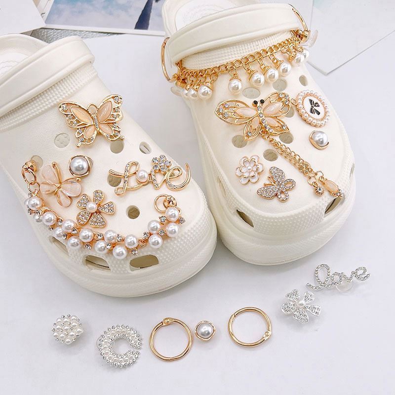 wholesale Custom clog charms pvc anime clog charms metal shoe charms clog shoe decorations accessories