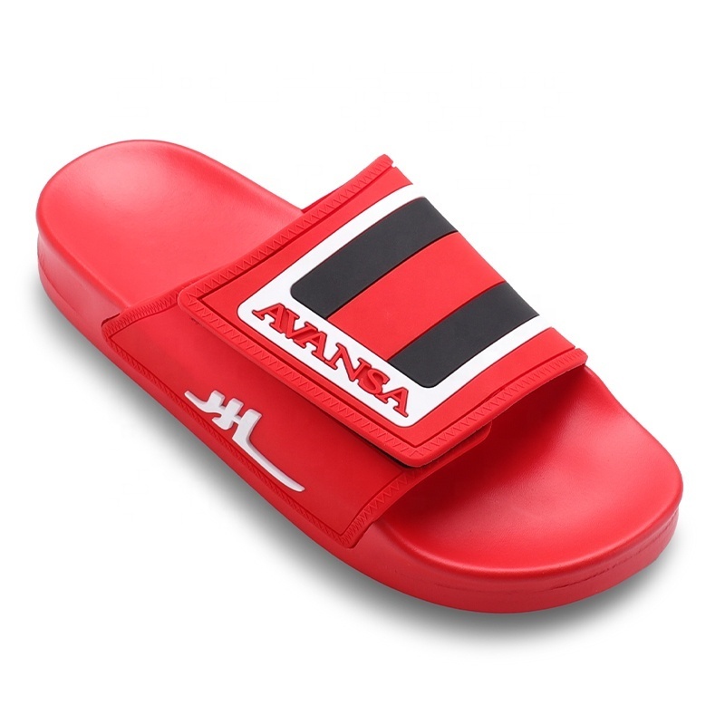 Henghao Slides Sandals Beach Indoor Custom Logo Slippers Printed Up Pvc Anti-Slip Unisex Slides Shoes Custom Slides Slippers