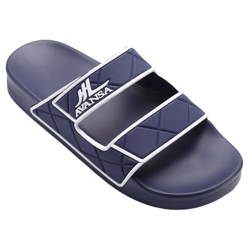 Henghao Slides Sandals Beach Indoor Custom Logo Slippers Printed Up Pvc Anti-Slip Unisex Slides Shoes Custom Slides Slippers