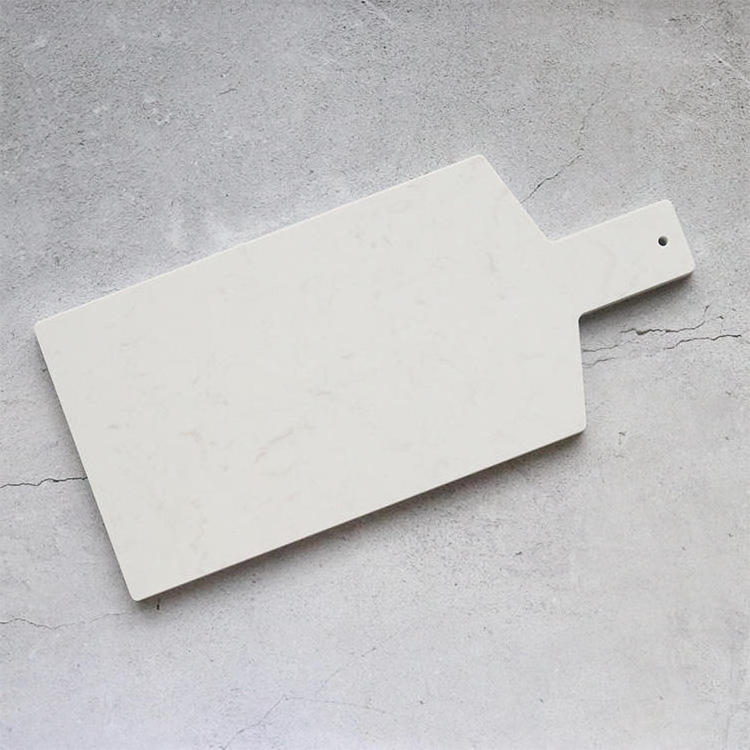 New arrival popular logo custom marble luxury sublimation blanks wholesale serving trays with handles