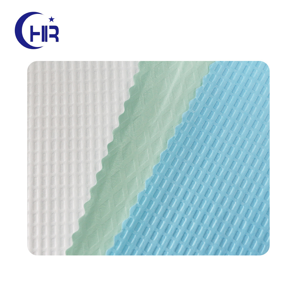 Airlaid Paper Laminated/coated PE film super water absorbent nonwoven fabric Hydrophilic